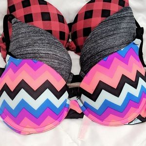 BUNDLE OF VS PUSH UP BRAS